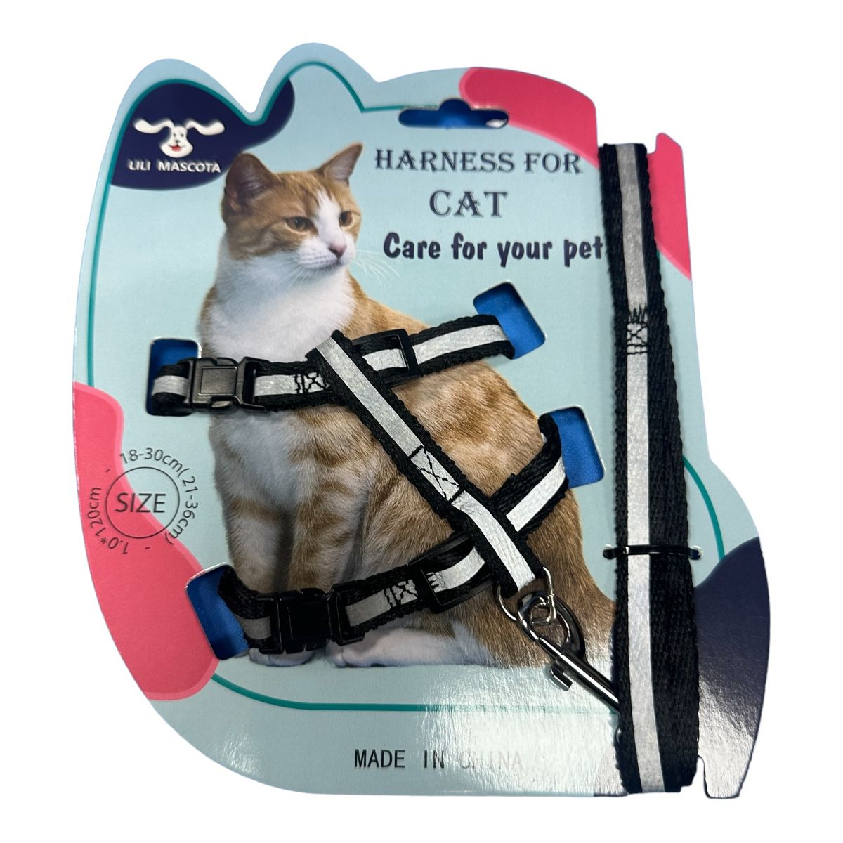 🐱 Arnés Ajustable para Gato con Correa