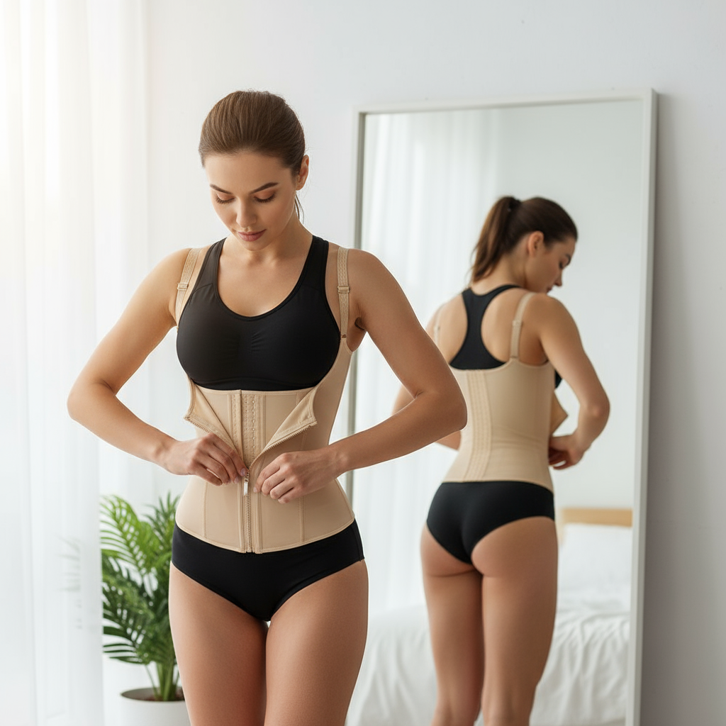 🔥 Faja Reductora Doble Broche Premium