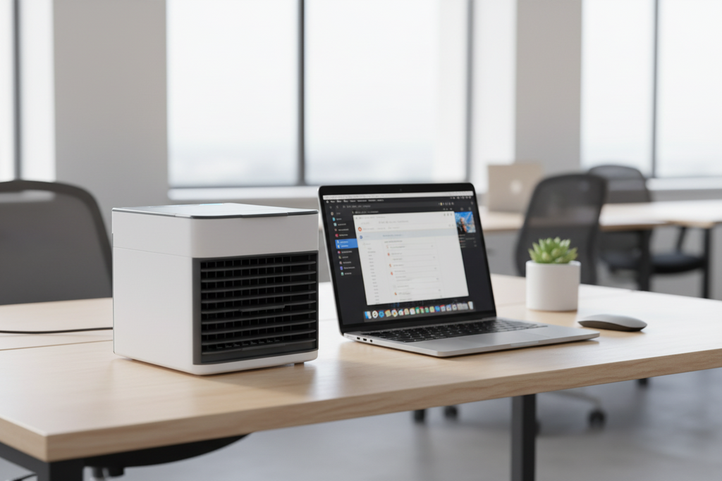 🌬️ Mini Ventilador de Aire Acondicionado Portátil