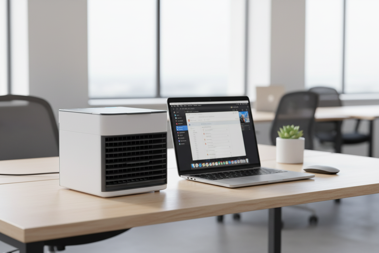 🌬️ Mini Ventilador de Aire Acondicionado Portátil