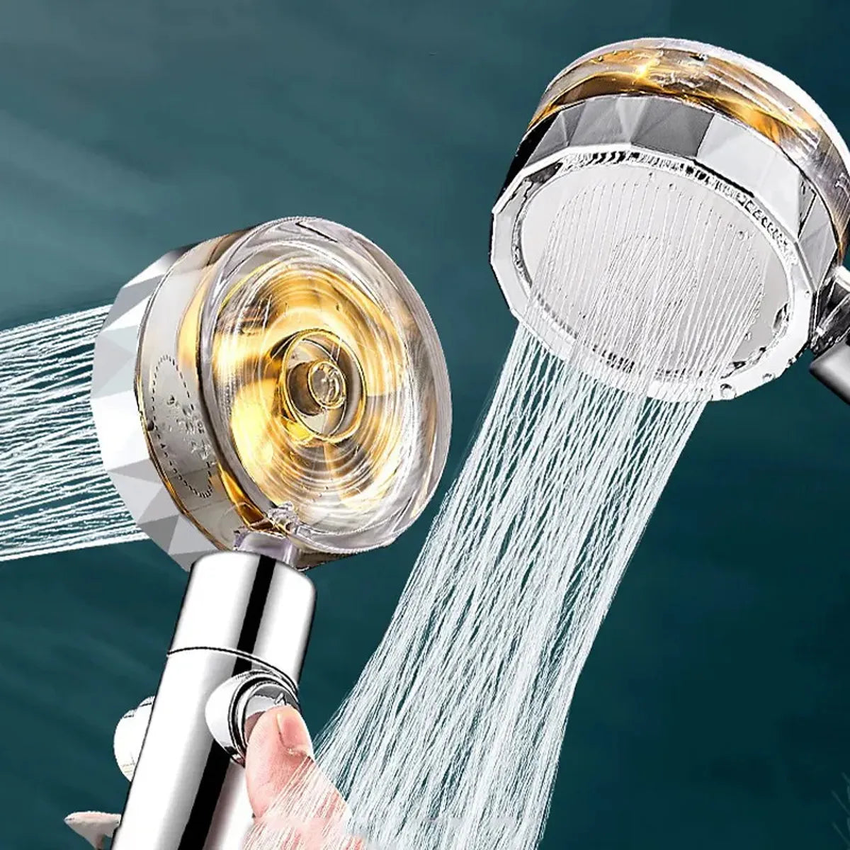 🚿 ShowerBoost™ – Cabezal de Ducha con Hélice Presurizada