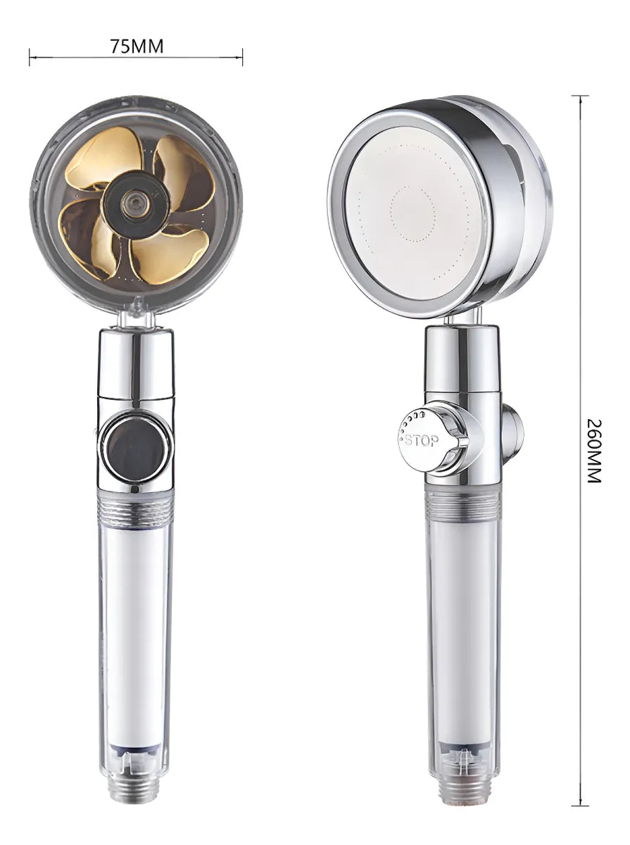 🚿 ShowerBoost™ – Cabezal de Ducha con Hélice Presurizada
