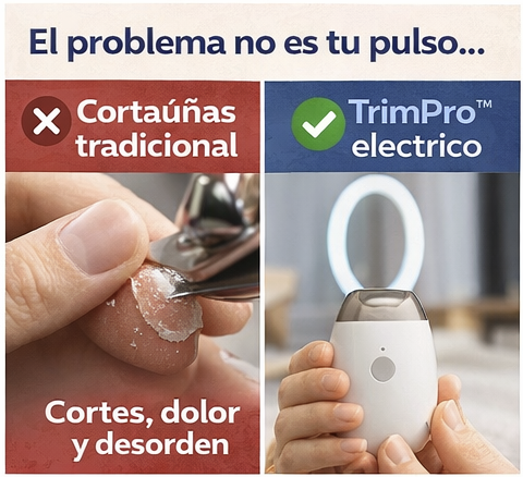 💅 Cortaúñas Eléctrico Multifunción – TrimPro™ eléctrico