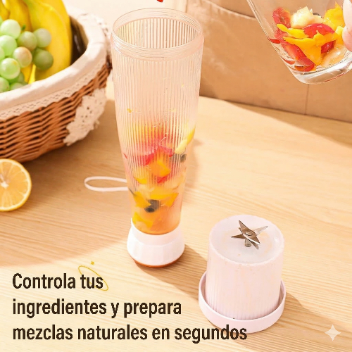 🥤 Mini Licuadora Portátil USB 400ml Recargable