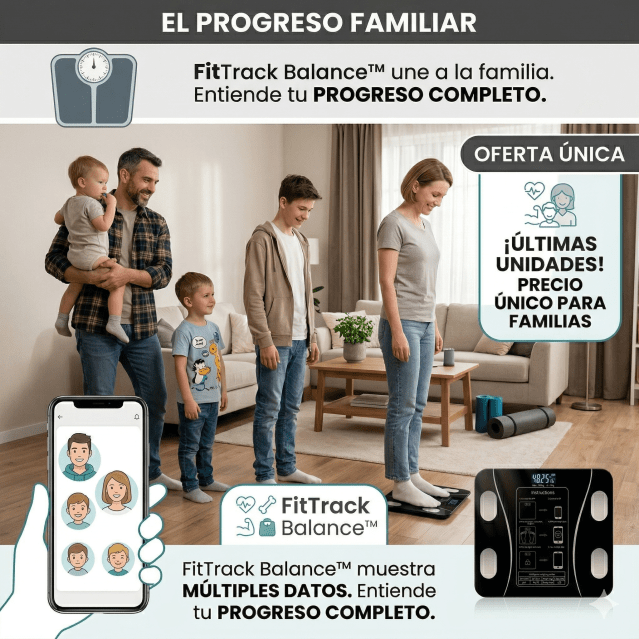 FitTrack Balance - Pesa o Báscula Digital con Análisis Corporal Completo