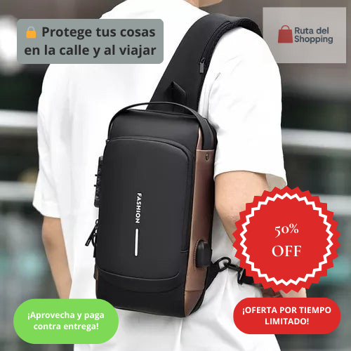 🎒 Mochila Antirrobo con Puerto USB