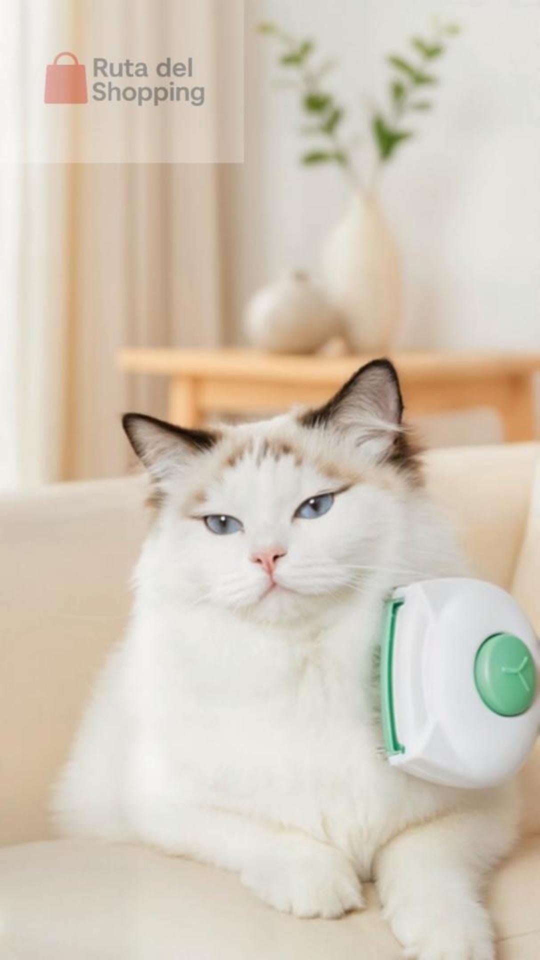 🐾 Peine Autolimpiante para Mascotas Tipo Vortex