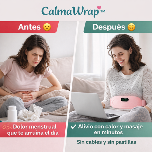 CalmaWrap™ Almohadilla Térmica Portátil Inalámbrica