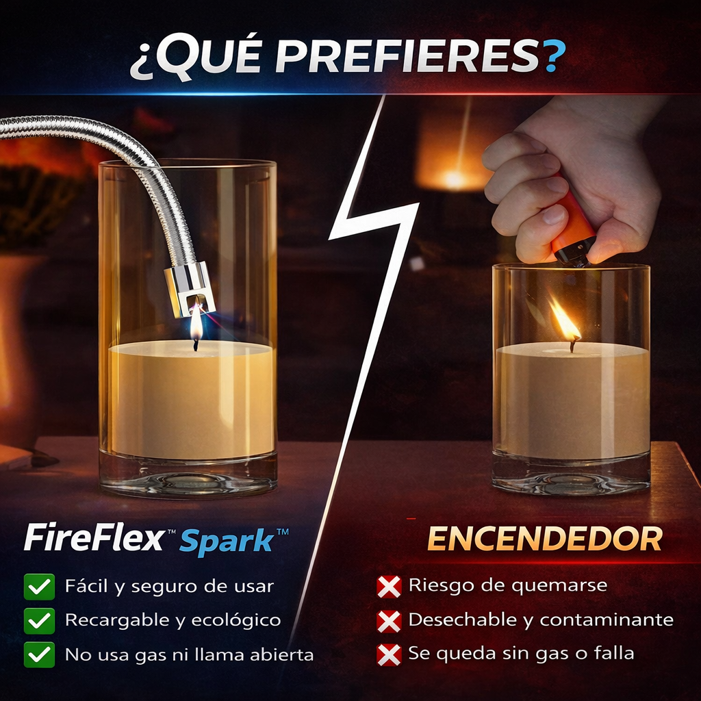 FireFlex Spark - Chispero Recargable con USB