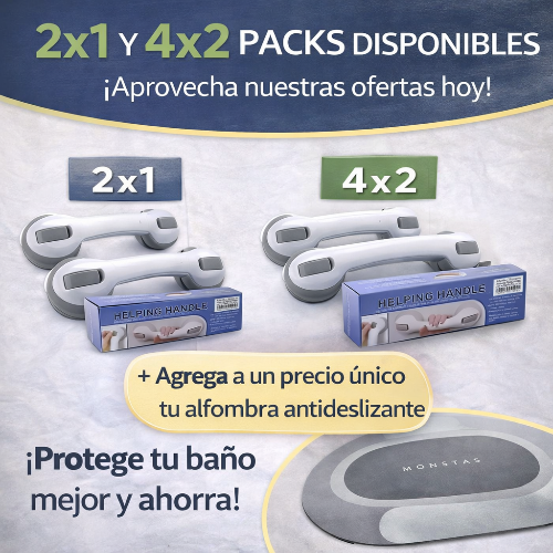 Manilla para baño con Ventosa HomeSafe