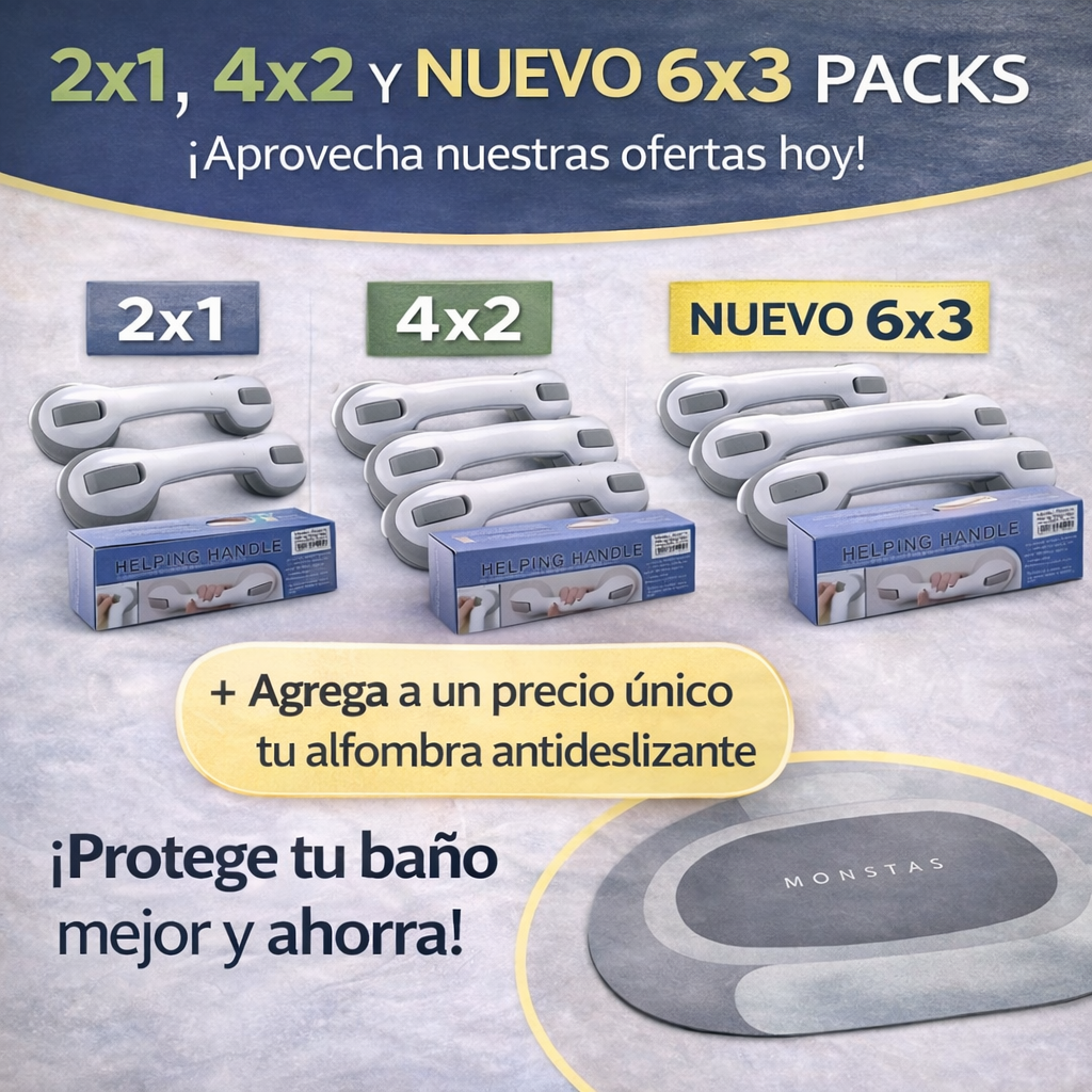 Manilla para baño con Ventosa HomeSafe