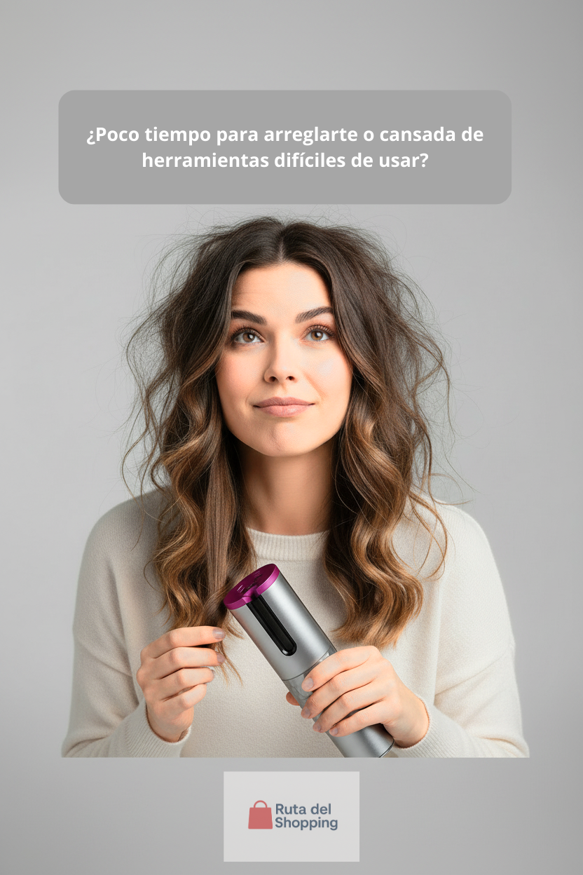 💁‍♀️ Rizador de Pelo Automático Ondulado