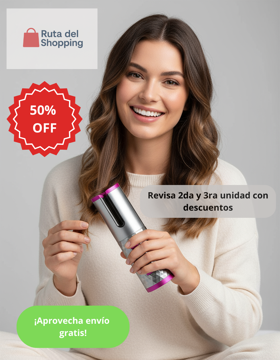 💁‍♀️ Rizador de Pelo Automático Ondulado