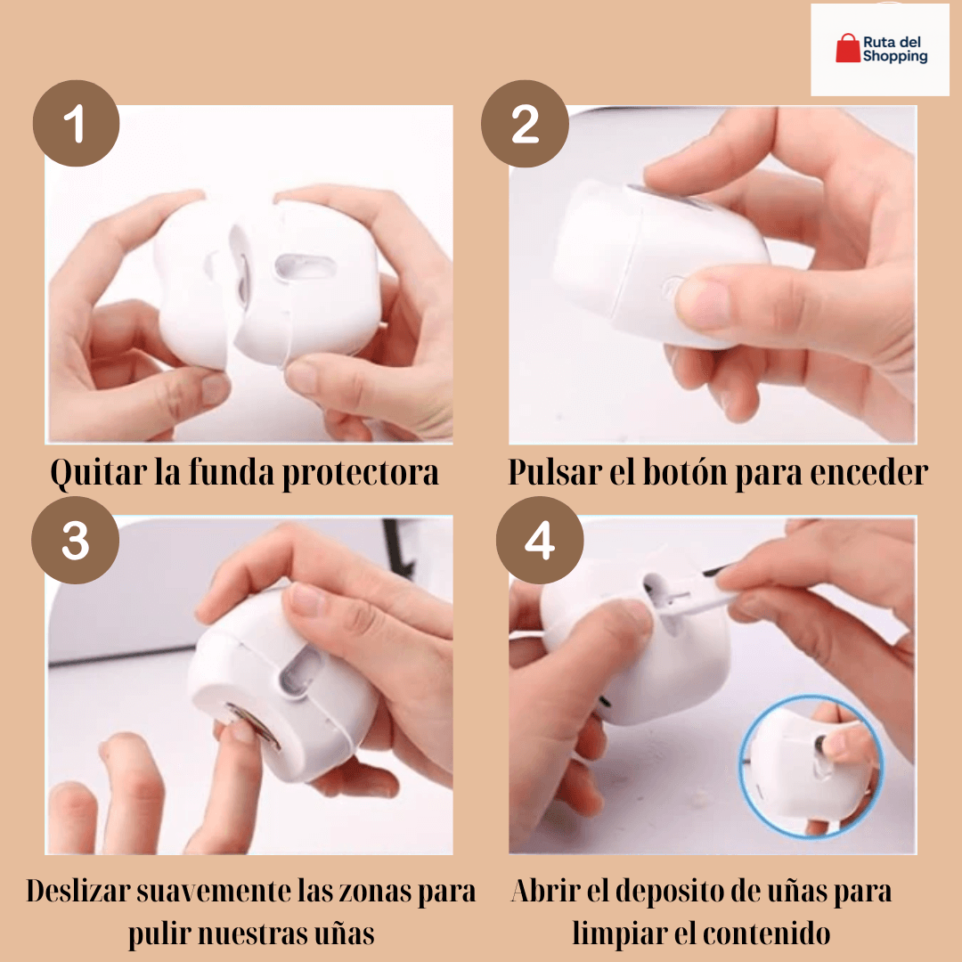 💅 Cortaúñas Eléctrico Multifunción – TrimPro™ eléctrico