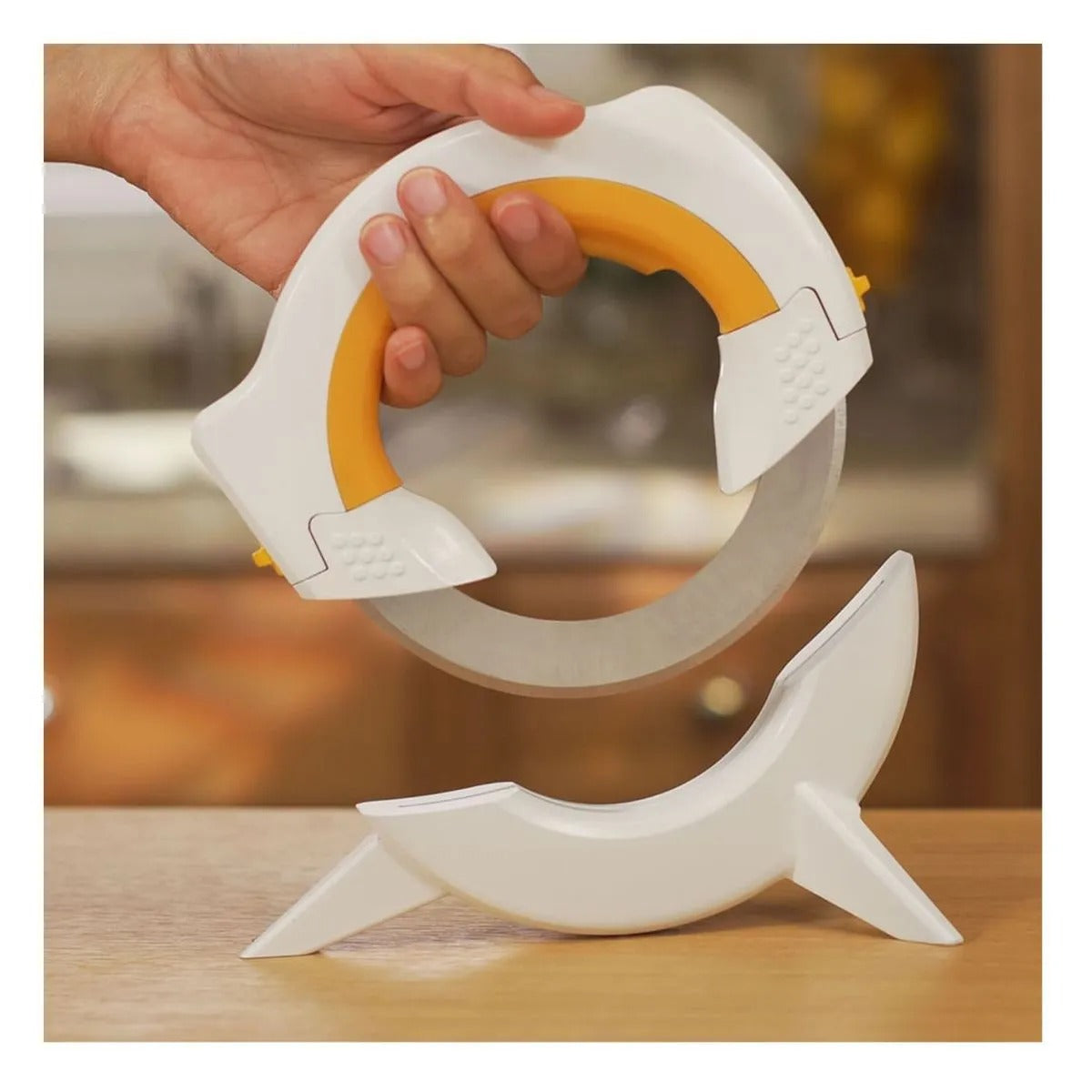 PACK Swiss Trading Co - Cuchillo Circular Samurai 360 + Balanza Digital 5kg