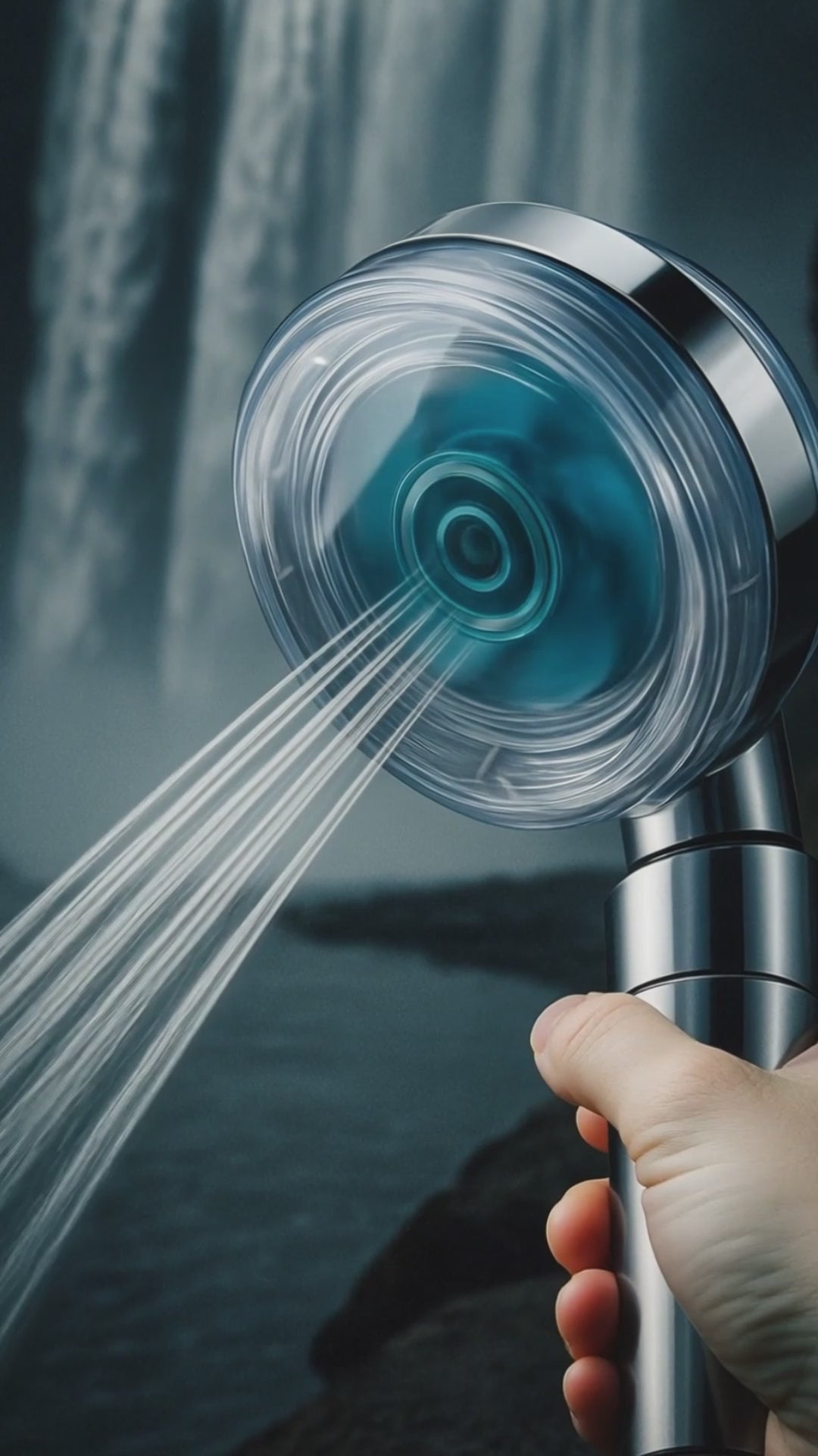 🚿 ShowerBoost™ – Cabezal de Ducha con Hélice Presurizada